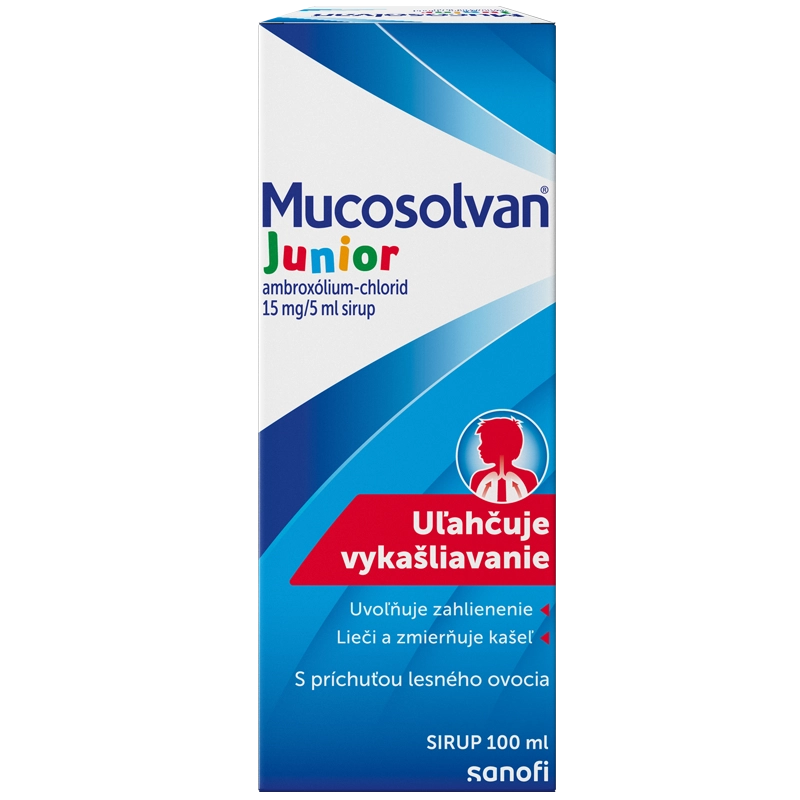 Mucosolvan® Junior | Sirup pre deti od narodenia | Mucosolvan®
