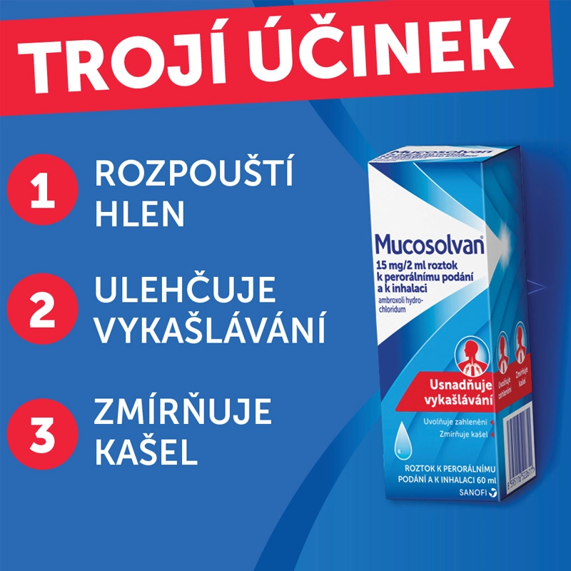 Mucosolvan® roztok účinky a benefity